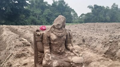 Heboh! Arca Ditemukan di Lahan Bekas Tebu di Gurah, Kabupaten Kediri