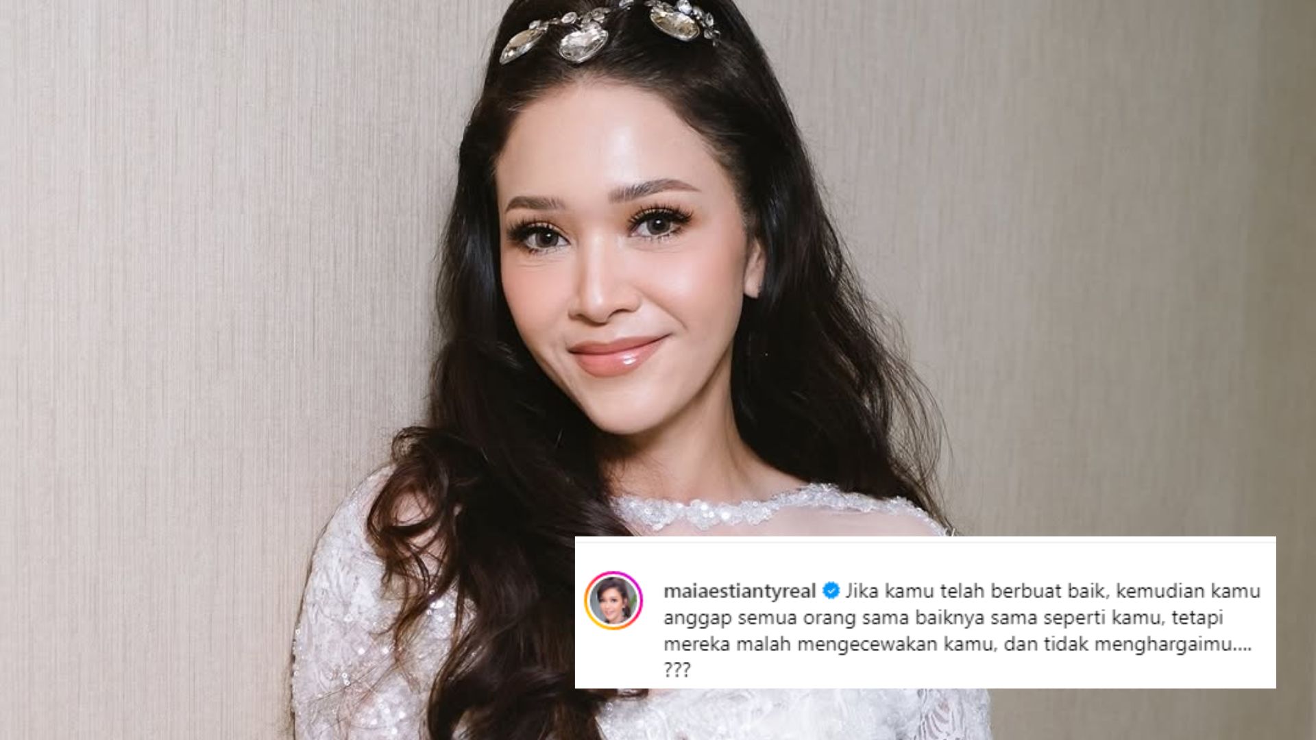 Wah Ada Apa Nih? Maia Estianty Curhat Soal Orang Munafik Jelang Pernikahan Al Ghazali