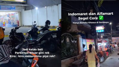 Heboh! Teras Indomaret dan Alfamart di Surabaya Disegel, Solusi Walikota Atasi Jukir Liar Tuai Kritikan
