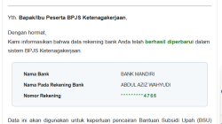 Lolos Verifikasi Program BSU, Pekerja Tinggal Menunggu Pencairan Lewat Rekening, Tetapi Ada Syarat yang Harus Dipenuhi