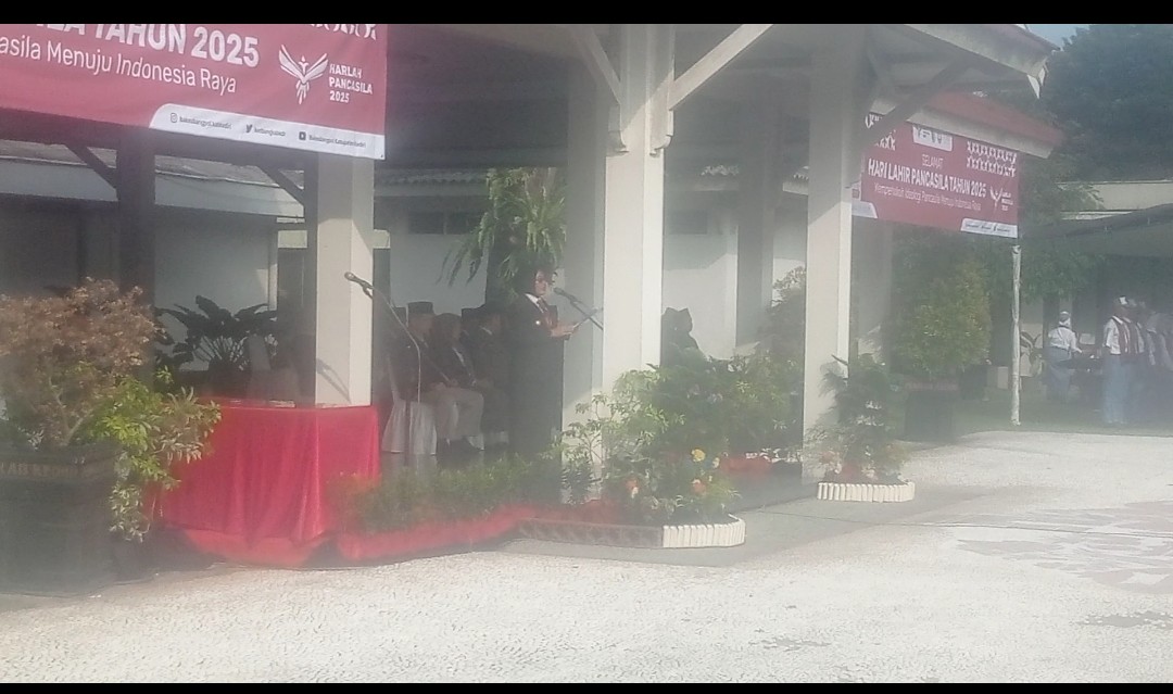 Wakil Bupati Kediri Pimpin Upacara Hari Lahir Pancasila, Tekankan Pentingnya Persatuan dan Nilai Moral