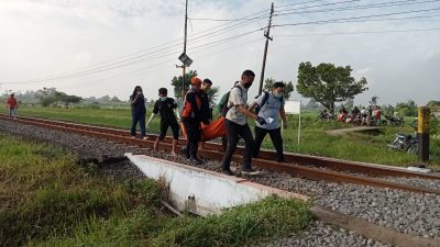 Tragis! Lansia di Tulungagung Tewas Tertabrak KA Malabar, Tubuh Terpental 25 Meter