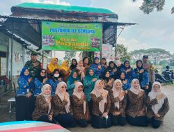 Tiga Pilar Kelurahan Tosaren Kecamatan Pesantren Dampingi Kunjungan Ning Faiqoh ke Posyandu Cendana