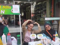 Cendol dan Kene Nyoklat Milik Anita Kumala Jadi Favorit di Car free Day Jalan Doho