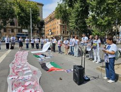 Jurnalis Italia Gelar Aksi Duduk di Roma, Tuntut Penghentian Kekerasan terhadap Wartawan di  Palestina