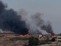 Penjajah Israel Serang Deir Dibwan, 10 Warga Palestina Terluka, Lahan dan Rumah Dibakar