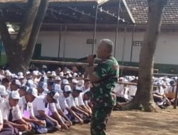 Koramil Mojoroto Latih Kedisiplinan dan Karakter Siswa Baru SMPK Santa Maria Kediri Lewat MPLS