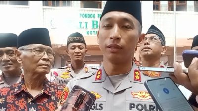 Pererat Hubungan Ulama dan Aparat, Kapolres Kediri Kota Kunjungi Ponpes Wali Barokah