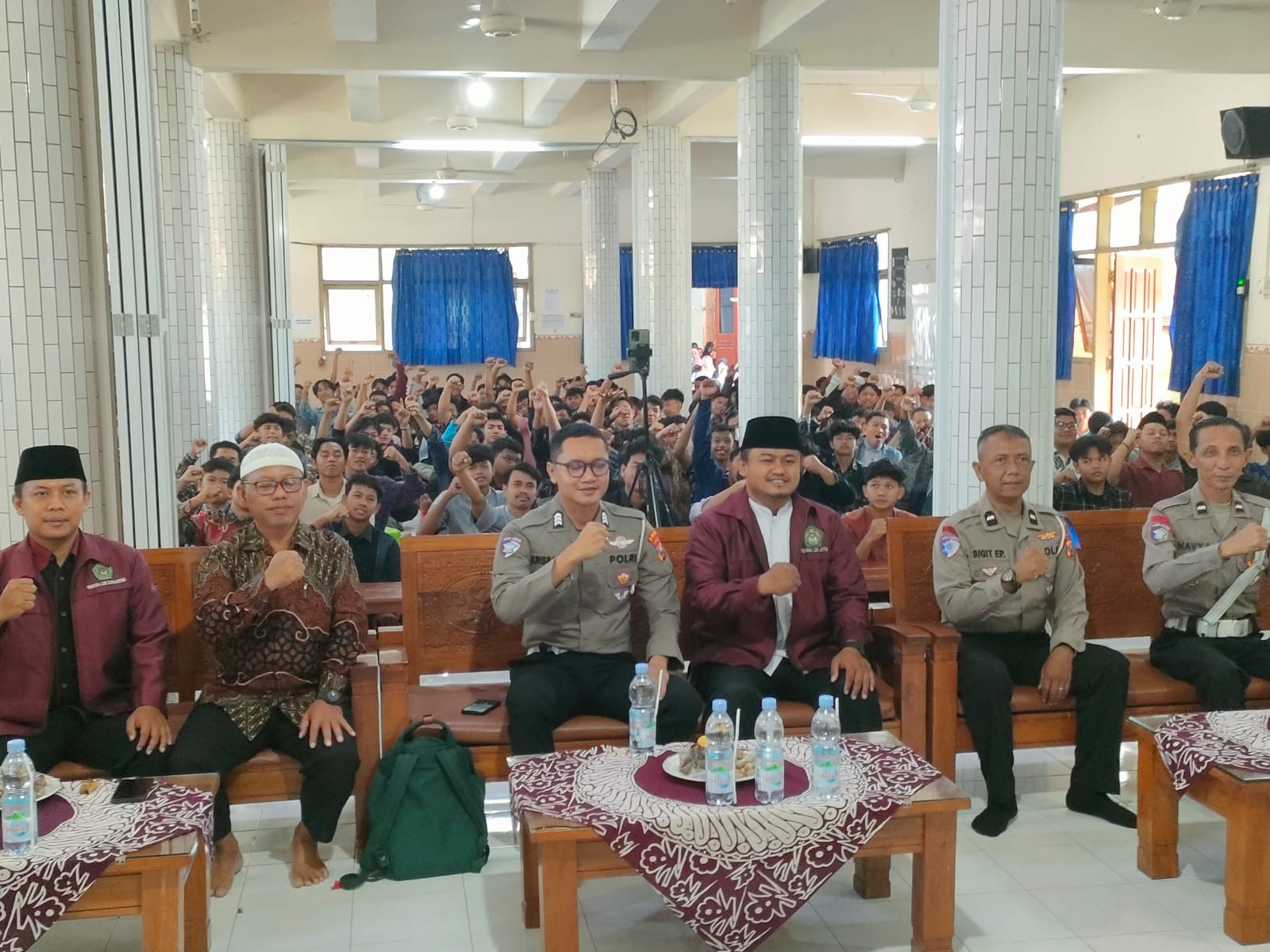 800 Santri Ponpes Nurul Huda Antusias Ikuti Sosialisasi ETLE, Pemuda LDII Gandeng Ditlantas Polda Jatim