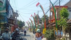 Warga Tirtoudan Warnai HUT RI ke-80 dengan Deretan Umbul-Umbul Merah Putih