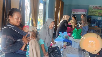 Perangi Stunting, 52 Paket Makanan Bergizi Didistribusikan untuk Ibu dan Balita di Kecamatan Pesantren