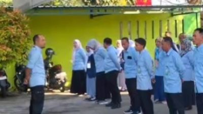 Perkuat KedDisiplinan dan Semangat Kerja, Perumda Pasar Joyoboyo Rutin Gelar Apel Pagi
