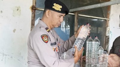 Jual Arak Tanpa Izin, Warga Bandar Lor Ditangkap Petugas Polsek Semen