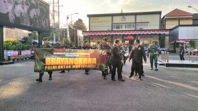 Kodim 0812 Lamongan Beri Kejutan Istimewa untuk Polres Lamongan di HUT Bhayangkara ke-79