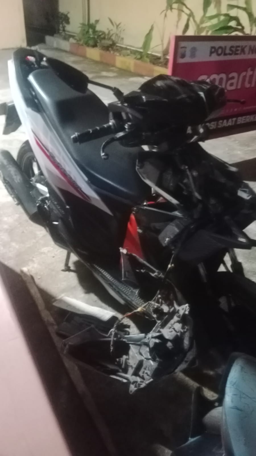Motor Tabrak Truk Muatan Tebu Mogok, Seorang Pelajar Tewas di Tempat