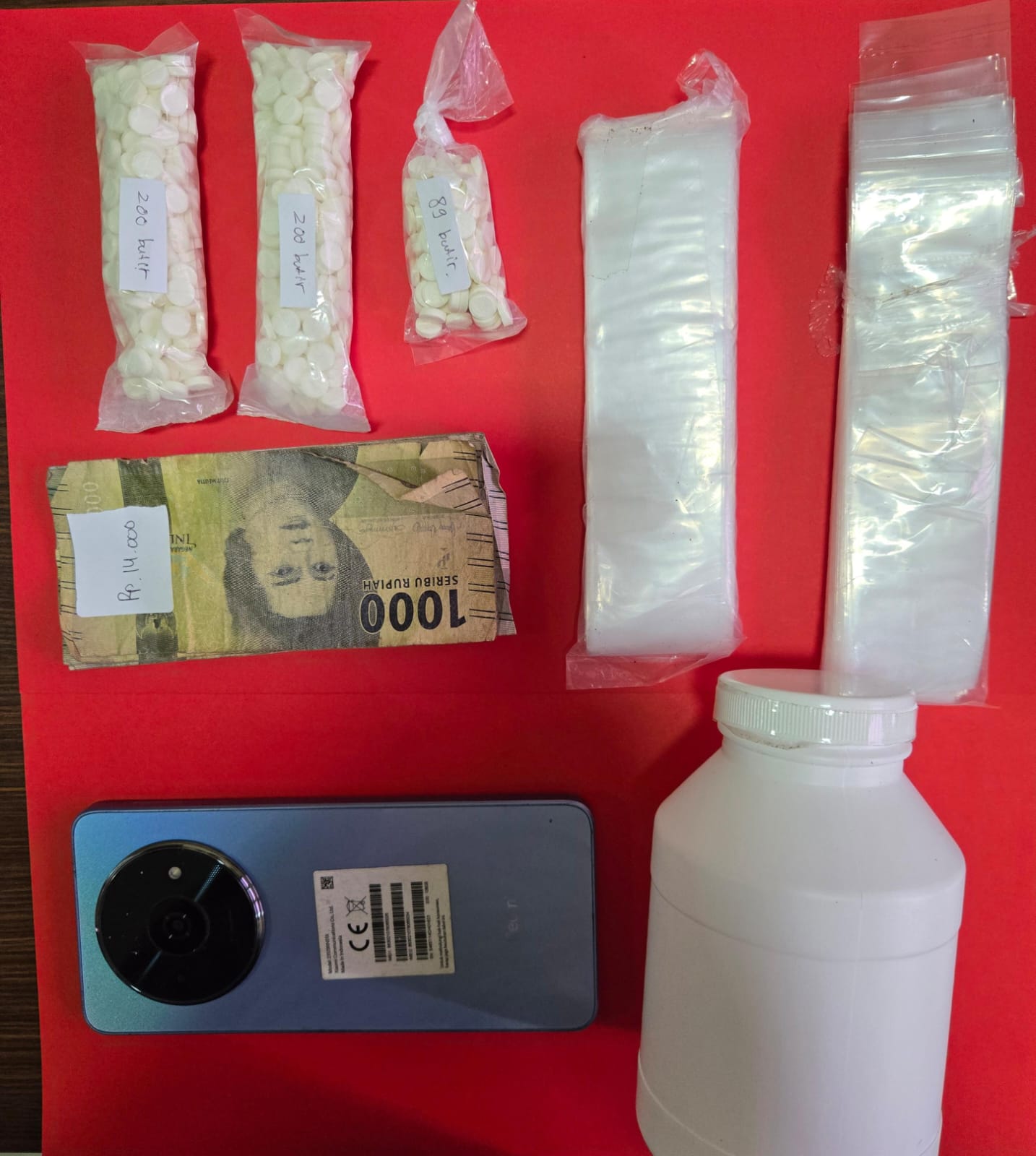 Baru Bebas, Residivis Asal Jombang Ditangkap Lagi karena Edarkan Pil Dobel L di Lamongan