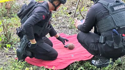 Warga Sukorame, Lamongan, Dikejutkan Penemuan Benda Diduga Granat di Halaman Rumah, Ini Infonya