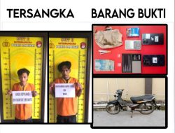 Satreskoba Polres Lamongan Tangkap Dua Pemuda Terduga Pengedar Narkotika, Dibekuk Saat Kemas Sabu-sabu dan Ganja