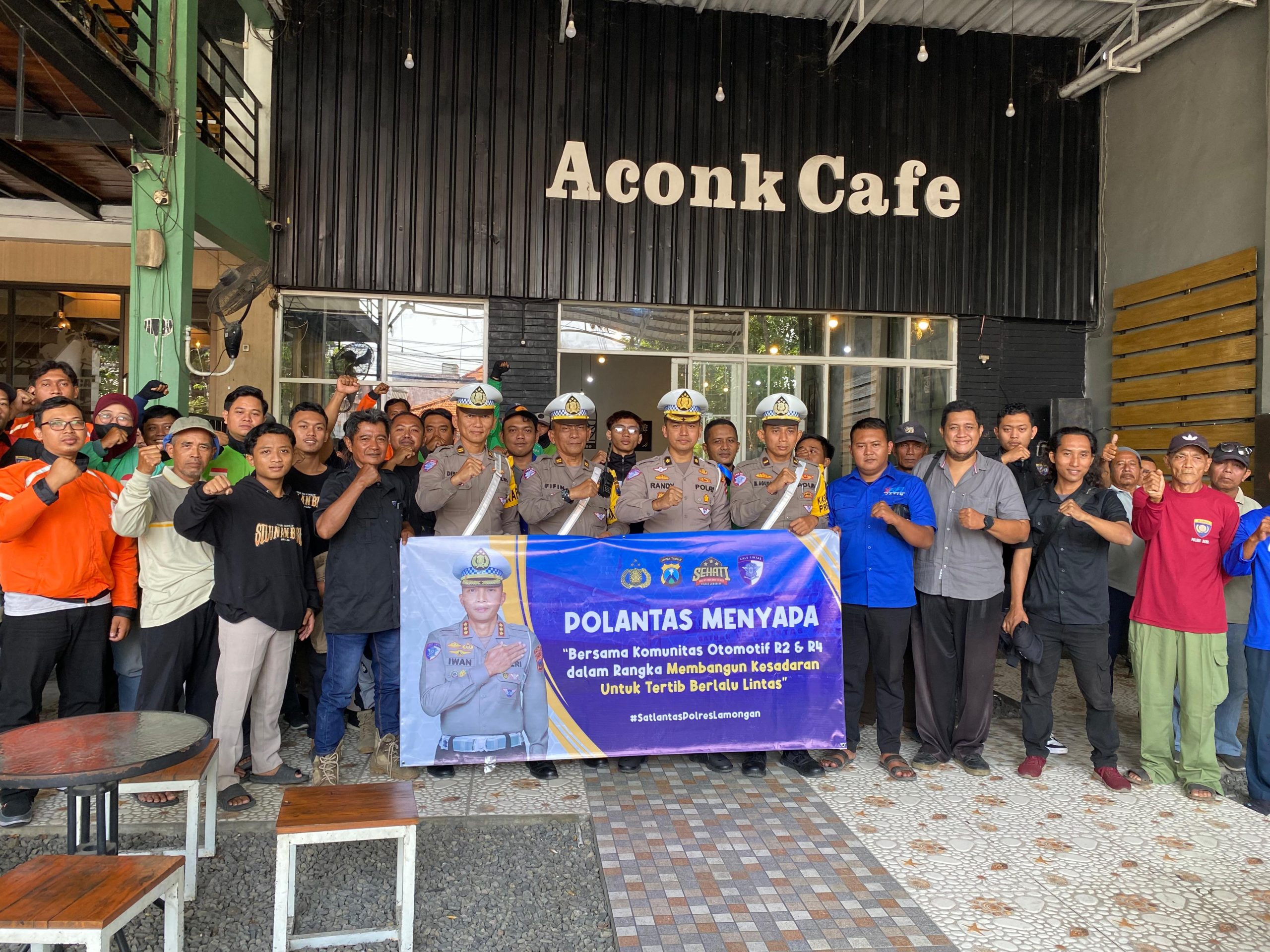 Satlantas Lamongan dan Korlantas Polri Ajak Komunitas Tingkatkan Kesadaran Lalu Lintas