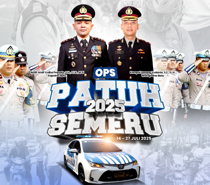 Operasi Patuh Semeru 2025 Digelar, 7 Pelanggaran Jadi Fokus di Kota Batu