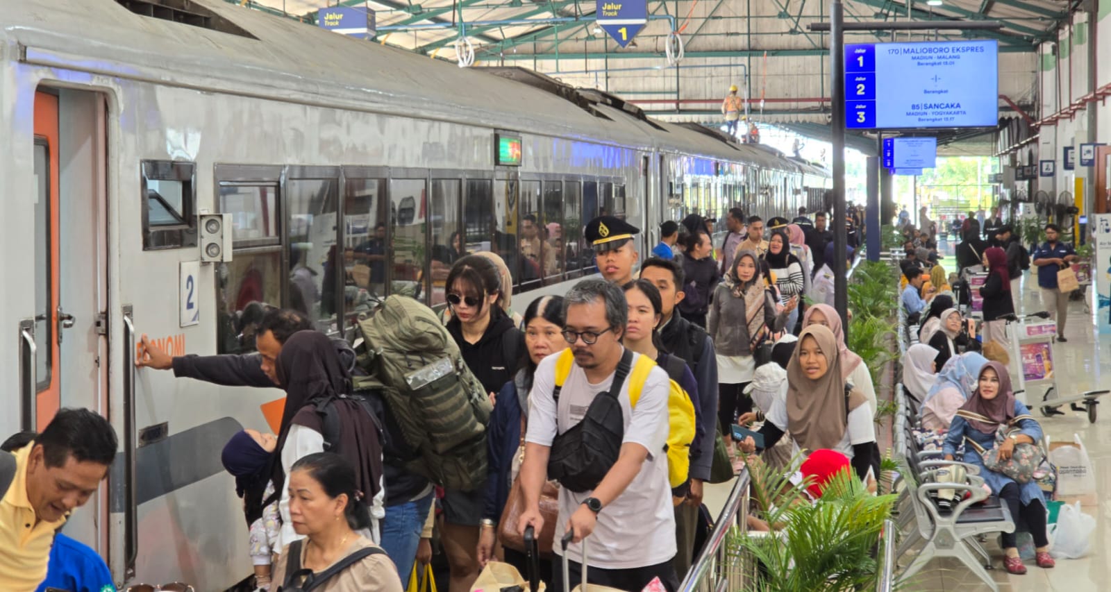 Libur Panjang Tahun Baru Islam, Stasiun Blitar Layani 6.550 Penumpang