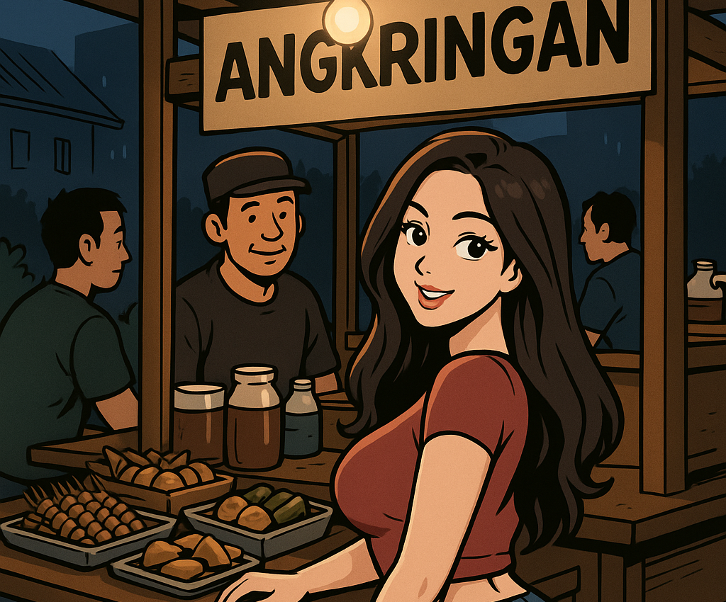 Sisi Gelap Angkringan Malam Hits di SLG, Perempuan Seksi Jadi Strategi Pemasaran?