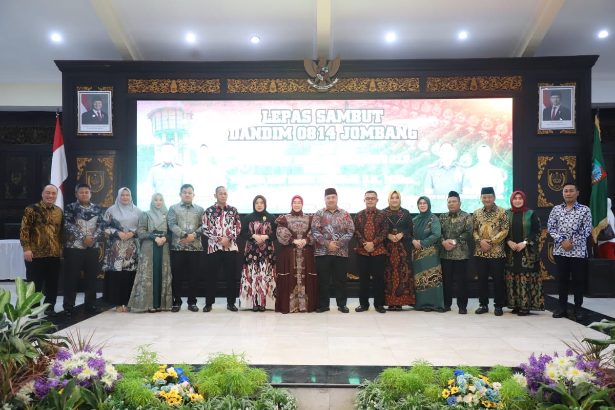 Kodim 0814 Jombang Berganti Komando, Pisah Sambut Digelar Penuh Kehangatan