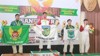 Tarung Derajat Kabupaten Kediri Sabet Juara 2 Porprov Jatim 2025, Kalah Tipis dari Tuan Rumah