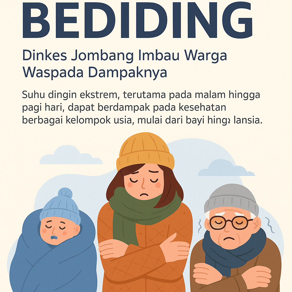 Fenomena Bediding, Dinkes Jombang Serukan Waspada Gangguan Kesehatan