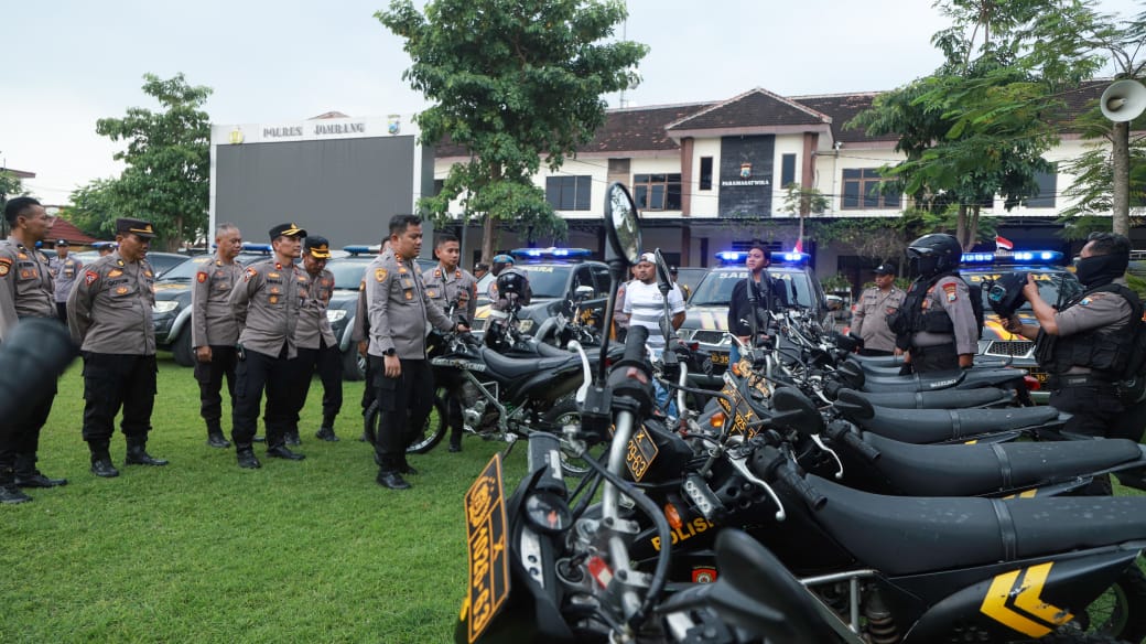 Jelang Pengesahan Warga Baru PSHT, Polres Jombang Perketat Kesiapan Personel
