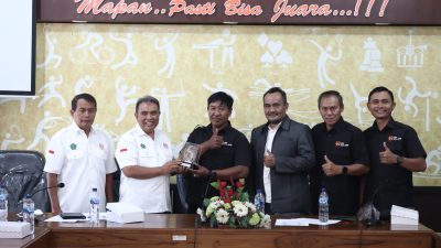 Apresiasi Prestasi Kota Kediri di Porprov, KONI Sidoarjo Berkunjung Lakukan Studi Banding