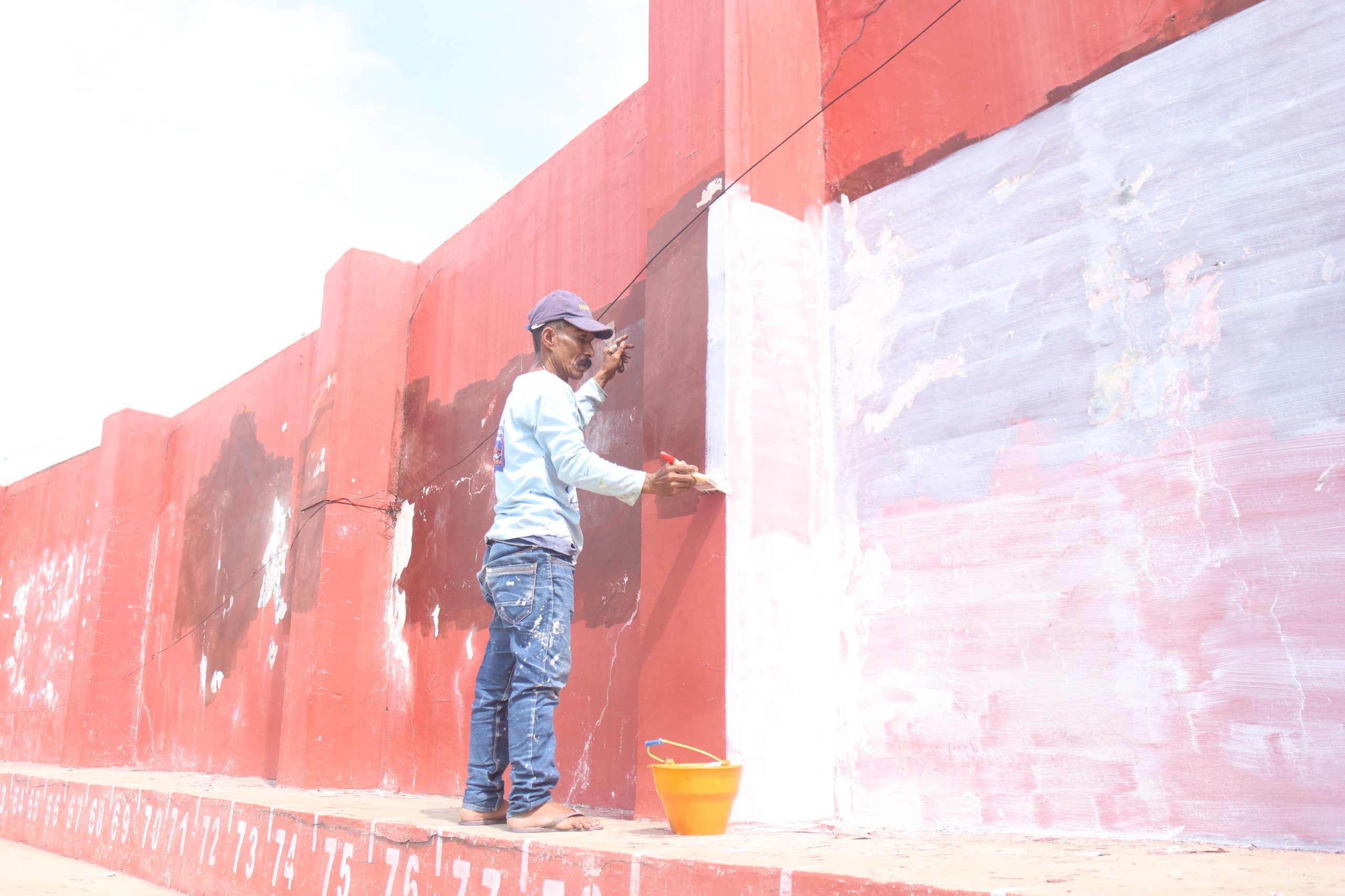 Jelang Liga 1 Bergulir, Stadion Brawijaya Kediri Mulai Dipercantik