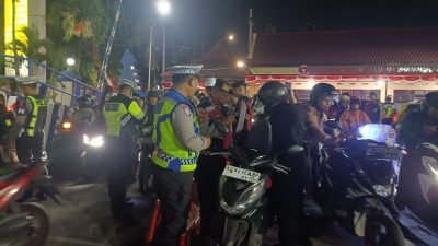 Razia Gabungan di Kota Kediri Jaring Ratusan Pelanggar, Didominasi Sepeda Motor