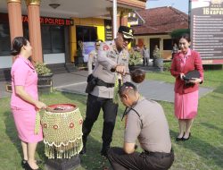 Sebanyak 44 Personel Polres Blitar Kota Naik Pangkat, Kapolres Minta Tingkatkan Profesionalisme