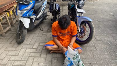 Jual Motor Curian di Medsos, Pemuda Asal Kras Diringkus Polisi