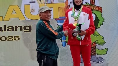 Atlet Selam Putri Kabupaten Kediri Sumbang Medali Perunggu di Porprov IX Jatim