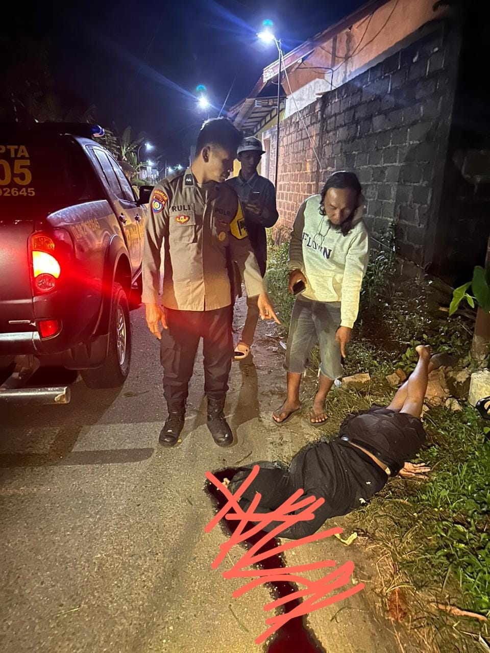 Ngebut Tanpa Helm, Pemuda Tewas Usai Tabrak Patok Jalan di Bulak Sawah Sragi