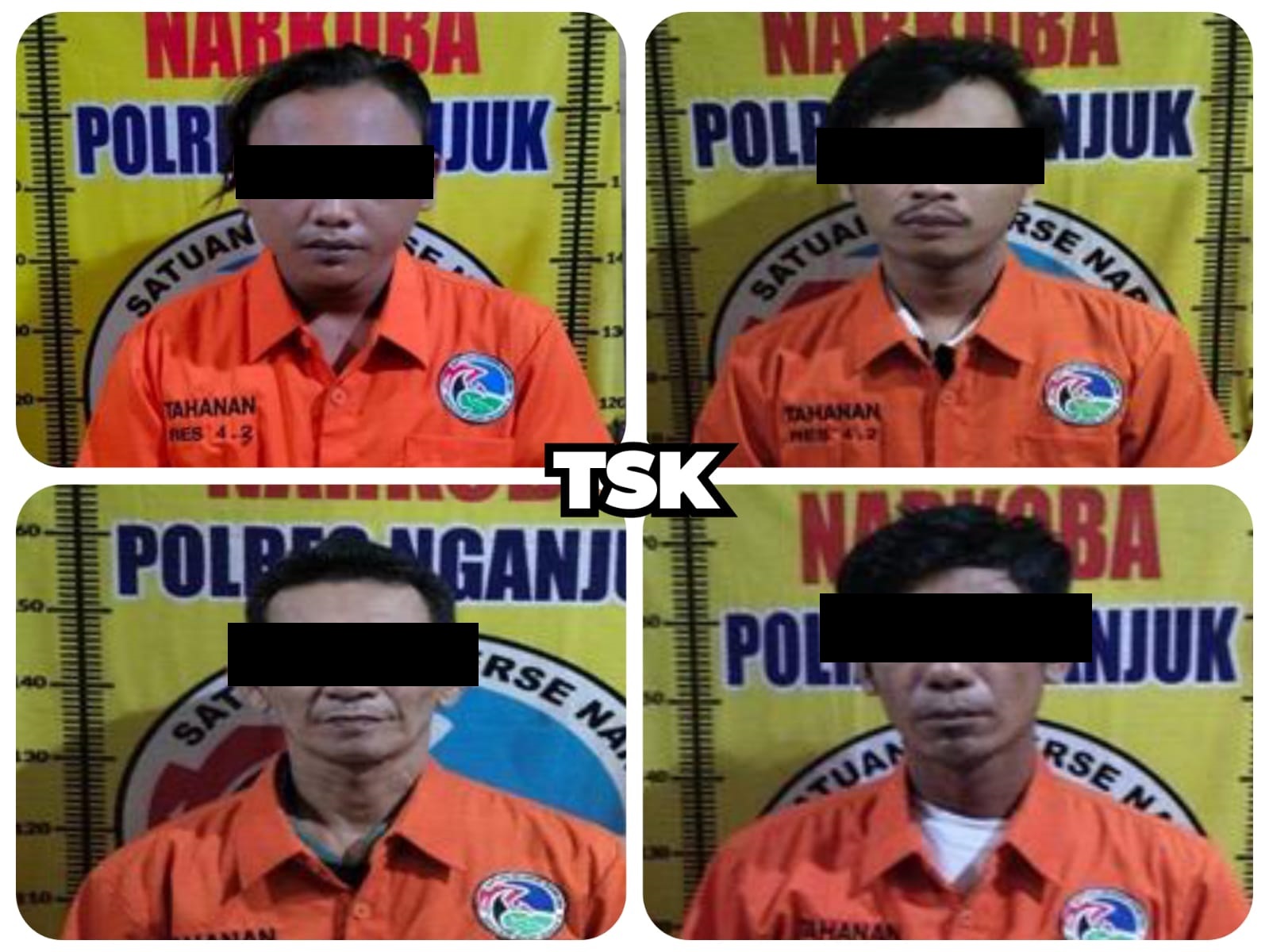 Polres Nganjuk Bongkar Jaringan Narkoba, Empat Pengedar Diringkus