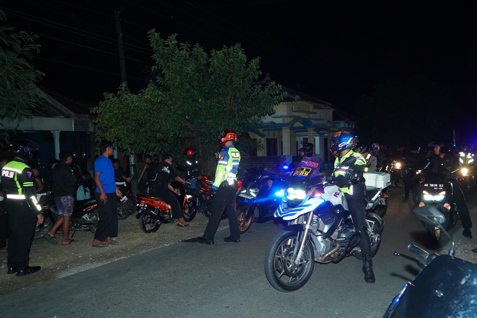 Sebanyak 13 Pelajar Terjaring Patroli Usai Terlibat Konvoi Silat Dini Hari di Ponorogo