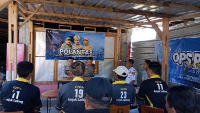 Korlantas Polri Gencarkan Edukasi Operasi Patuh Semeru 2025 di Terminal Anjuk Ladang Nganjuk