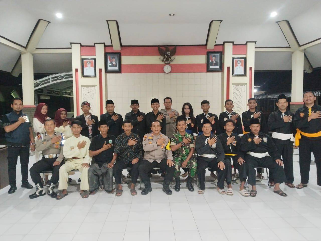Forkompimcam Ringinrejo Jalin Silaturahmi Bersama Pengurus Perguruan Silat