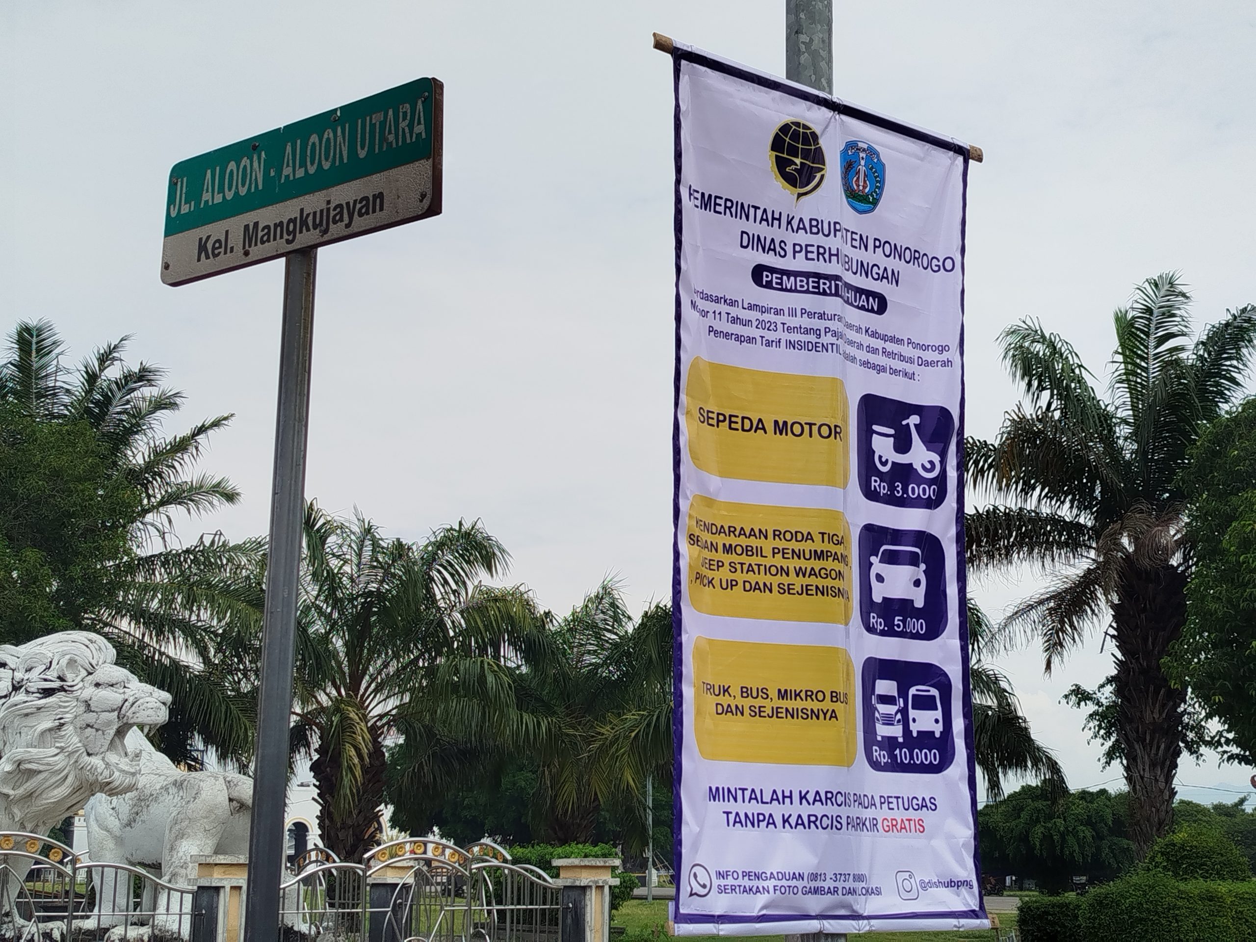 PAD Parkir Grebeg Suro Ponorogo Belum Capai Target, Namun Tumbuh 60 Persen Dibanding Tahun Lalu