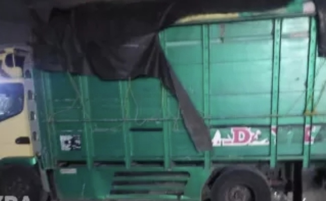 Gagal Menyalip, Truk Hantam Motor di Baron Nganjuk, Pengendara Luka Serius