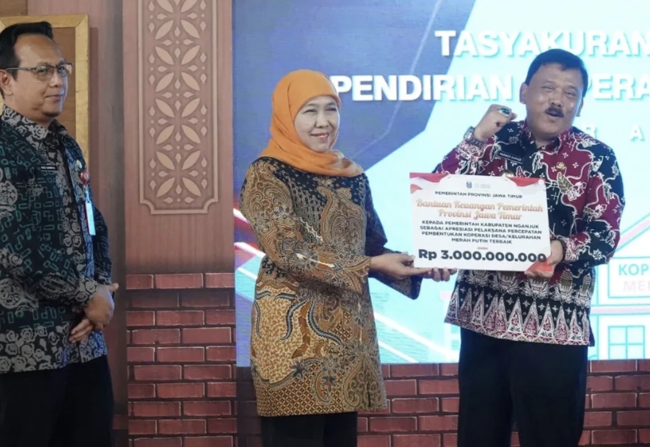 Nganjuk Terima Dana Insentif Rp3 Miliar, Fokus Perkuat Koperasi Desa