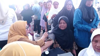 Ratusan Warga Bulupasar Antusias Ikuti Pemeriksaan Kesehatan Gratis