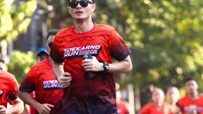 Guntur Nugraha Tampil Bugar di Soekarno Run 2025 Nganjuk, Ungkap Masih Aktif Syuting FTV!