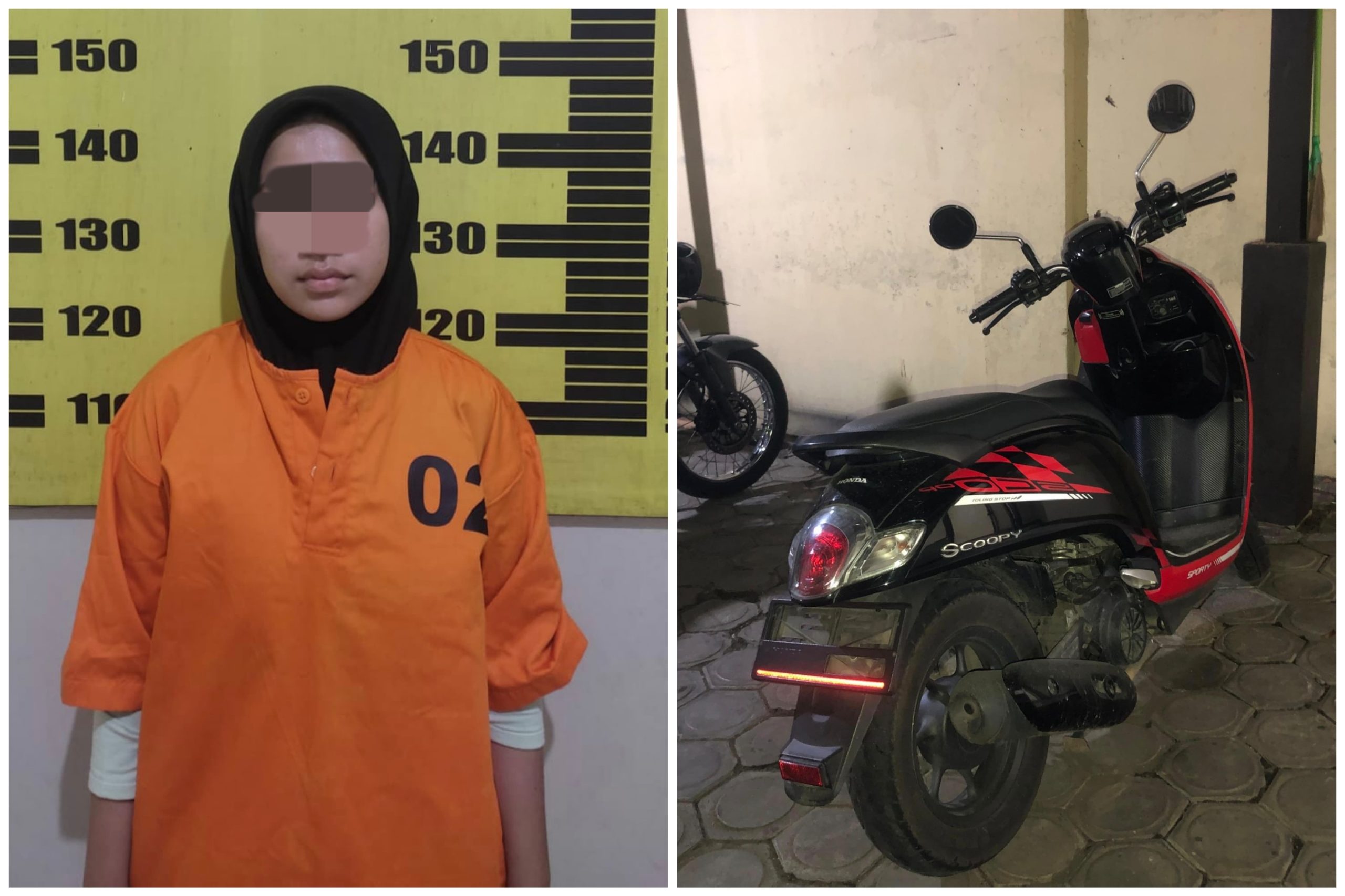 Kenal Lewat Sosmed, Perempuan Asal Aceh Nekat Bawa Kabur Motor Warga Tulungagung, Begini Kronologinya