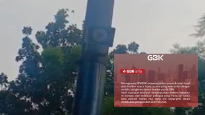 Viral! Speaker GBK Keluarkan Suara Desahan, Manajemen Angkat Bicara dan Sampaikan Minta Maaf