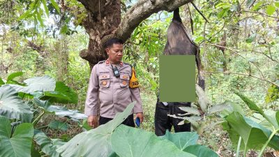 Geger! Mayat Pria Menggantung di Hutan Jombang Ditemukan Membusuk, Diduga Karena Patah Hati