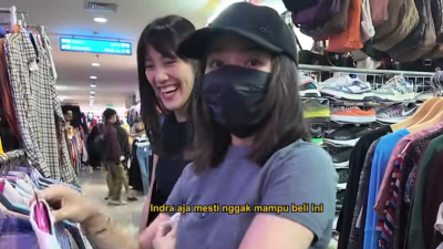 Nikita Willy Belanja Baju Bekas di Pasar Senen, Kaget Temukan Merk Mahal!